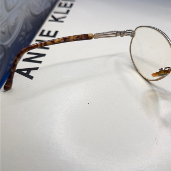 Anne Klein gold and Brown Eyeglass frames only 2003‎  K1028  53  16 130 main image 8